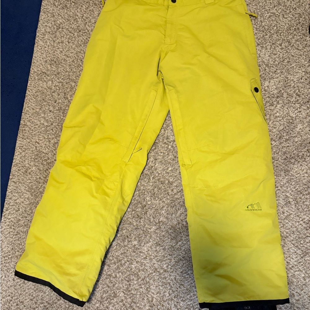 Men's Yellow Snow Pants